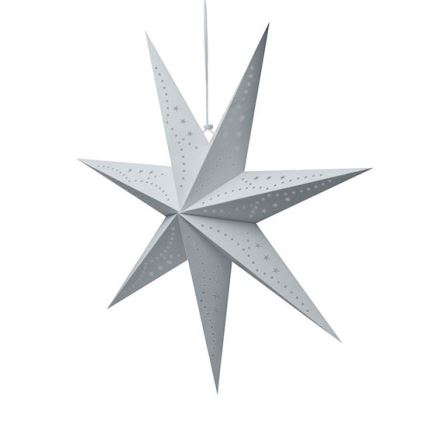 LED-joulukoriste 20xLED/2xAA lämmin valkoinen hopeinen tähti