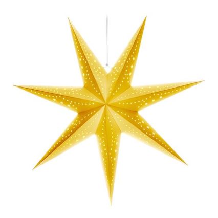 LED-joulukoriste 20xLED/2xAA, 60 cm, lämmin valkoinen, kultainen tähti