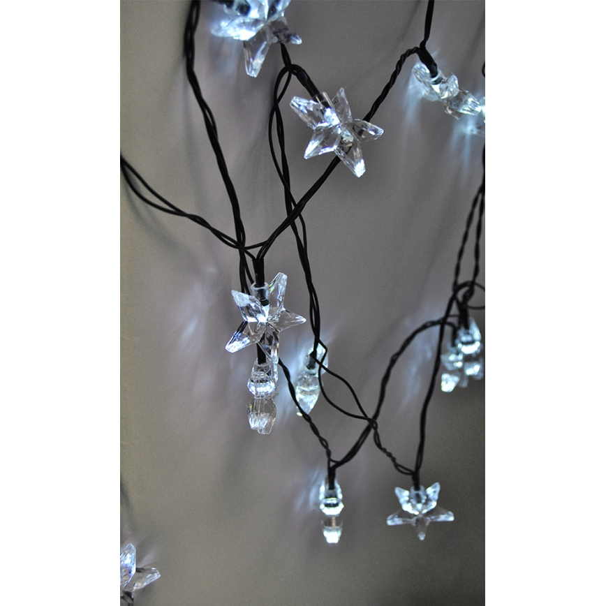 LED-jouluvalosarja 20 LED, 6 m, kylmänvalkoinen