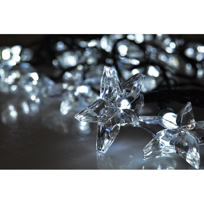 Solight 1V30 -W - LED -jouluvalot 20xLED 6m viileä valkoinen