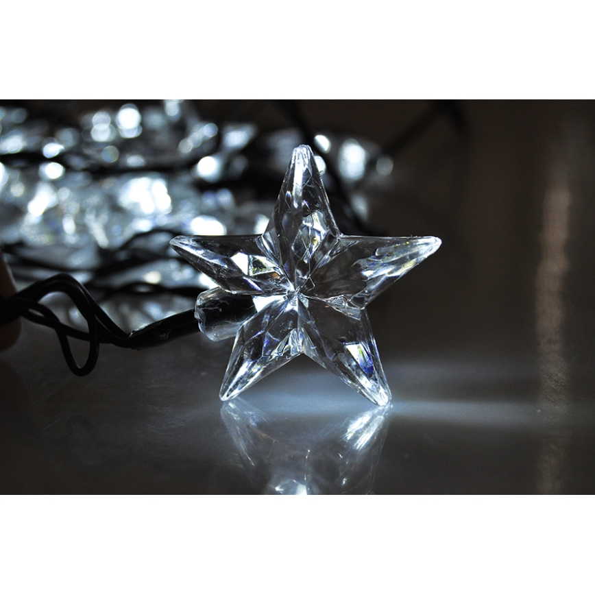 Solight 1V30 -W - LED -jouluvalot 20xLED 6m viileä valkoinen