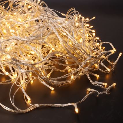 LED Ulkokäyttöön tarkoitettu jouluköynnös 360xLED/8 toimintoa 15m IP44 lämmin valkoinen