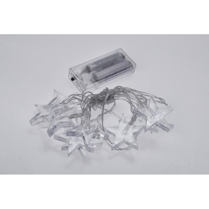 LED Joulukoristevalosarja 10xLED/2xAA 2,5m sininen