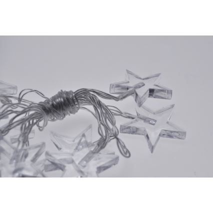 LED Joulukoristevalosarja 10xLED/2xAA 2,5m sininen