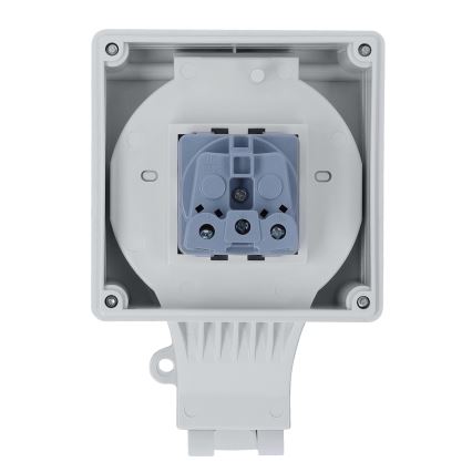 Pistorasia kosteisiin tiloihin 230V/16A IP66