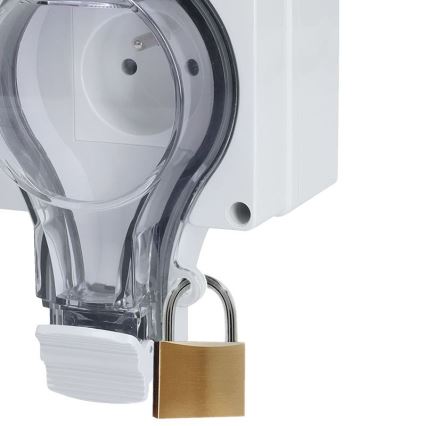 IP66-luokiteltu kaksoispistorasia kosteisiin tiloihin 230V/16A – vesitiivis ja pölytiivis