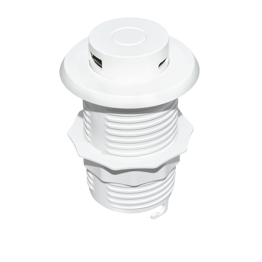 Sisäänrakennettu USB Laturi USB A+C valkoinen