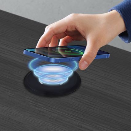 Sisäänrakennettu langaton laturi musta