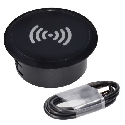 Sisäänrakennettu langaton laturi musta