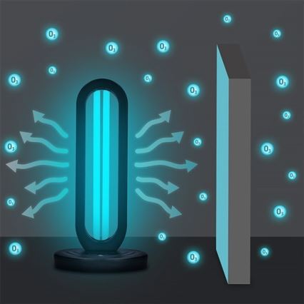 Desinfioiva bakteereja tappava lamppu UVC/38W/230V + Kauko-ohjaus