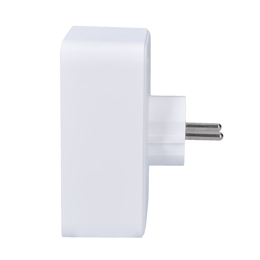 Monipistorasia 1x16 A + 2x 2,5 A, 2x USB (A + C), valkoinen