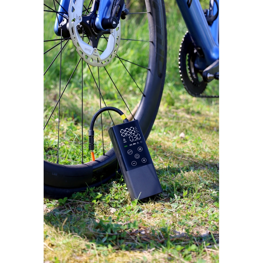 Digitaalinen taskukompressori 2000 mAh 5V musta