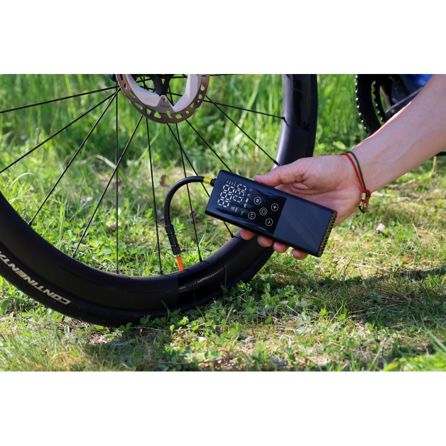 Digitaalinen taskukompressori 2000 mAh 5V musta