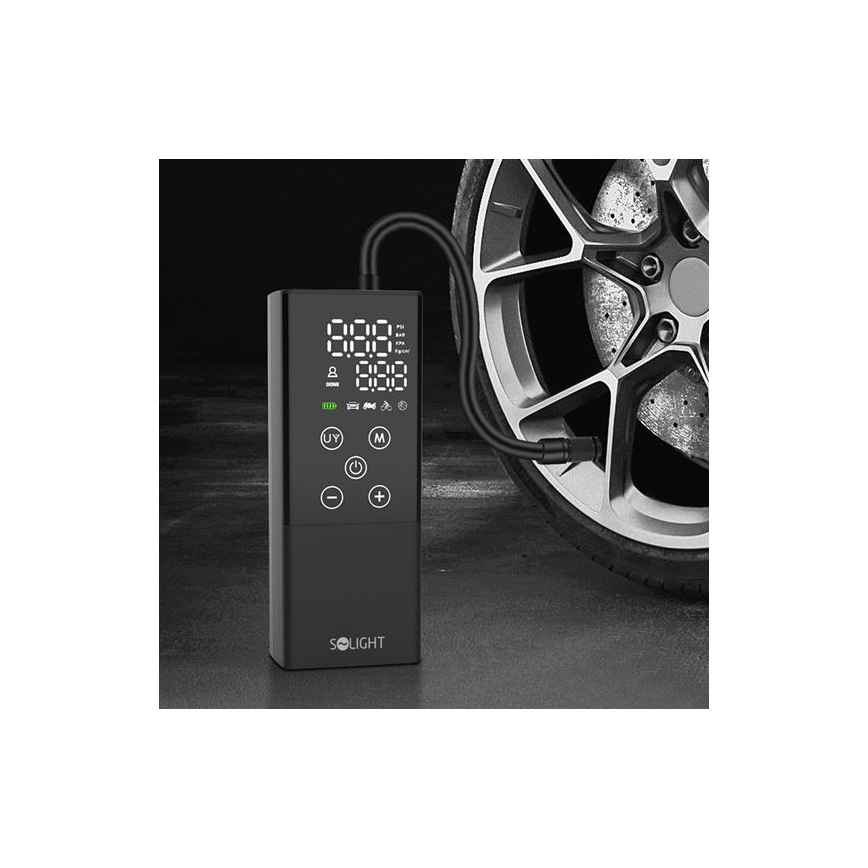 Digitaalinen taskukompressori 2000 mAh 5V musta