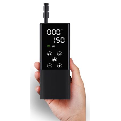 Digitaalinen taskukompressori 2000 mAh 5V musta