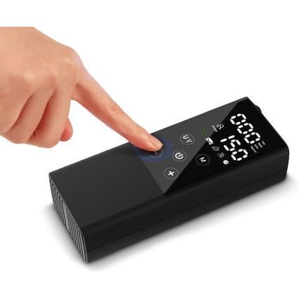 Digitaalinen taskukompressori 2000 mAh 5V musta