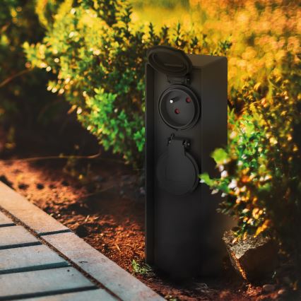 Ulkopistorasiapylväs 2Z 230V IP44