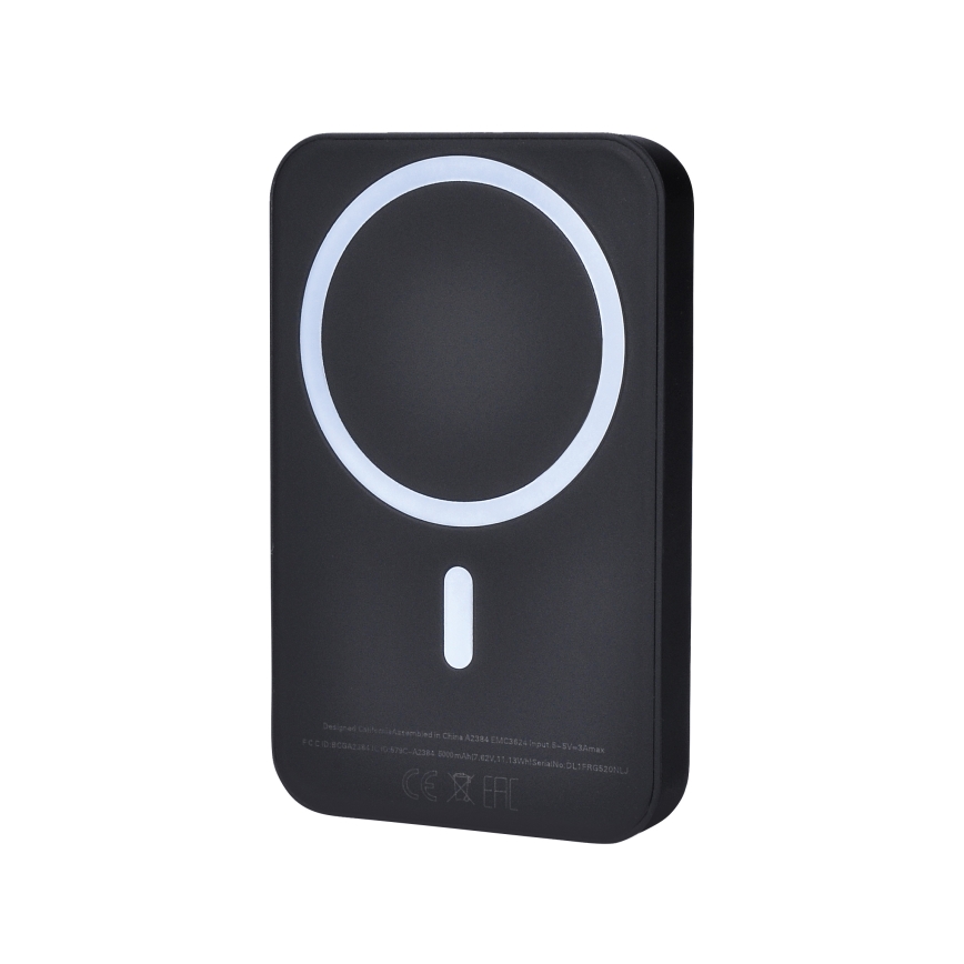 Laturi 5000 mAh Magsafe musta