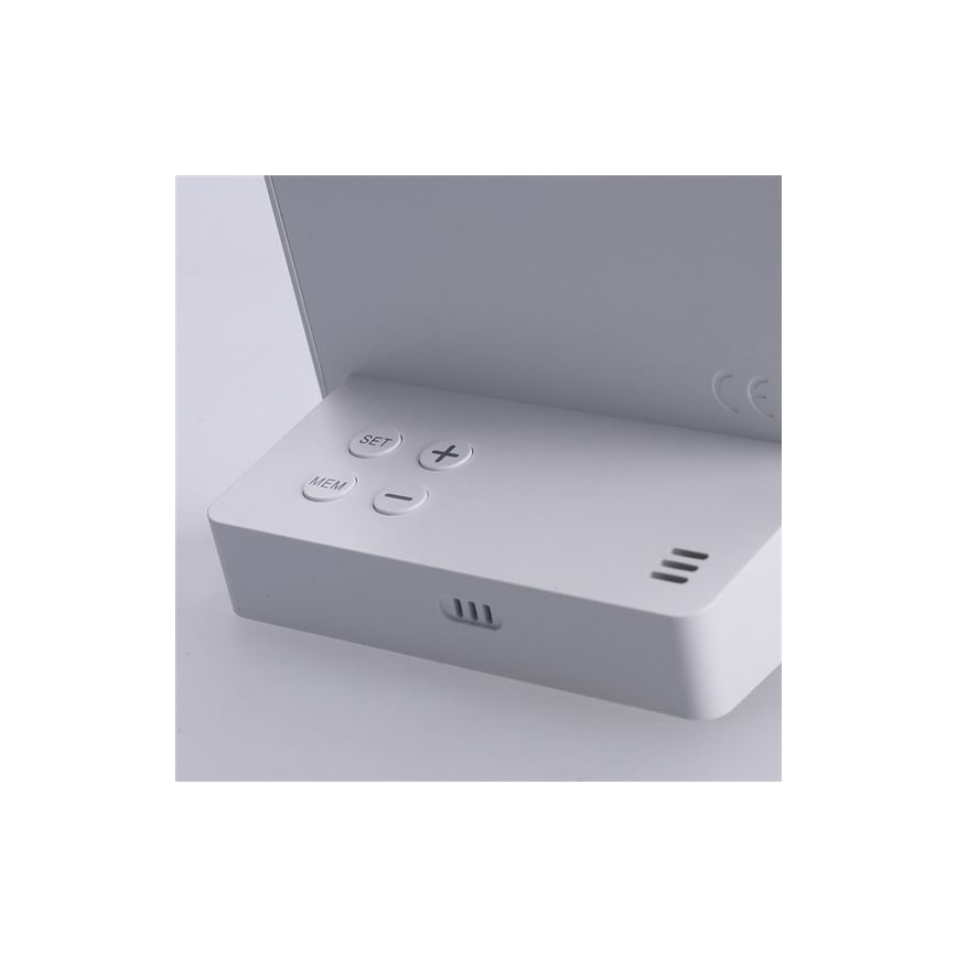 Digitaalinen lämpömittari 5V/2xAAA + 2xAAA valkoinen