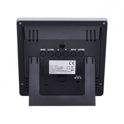 Sääasema LCD-näytöllä 230V/2xAAA + 2xAAA musta