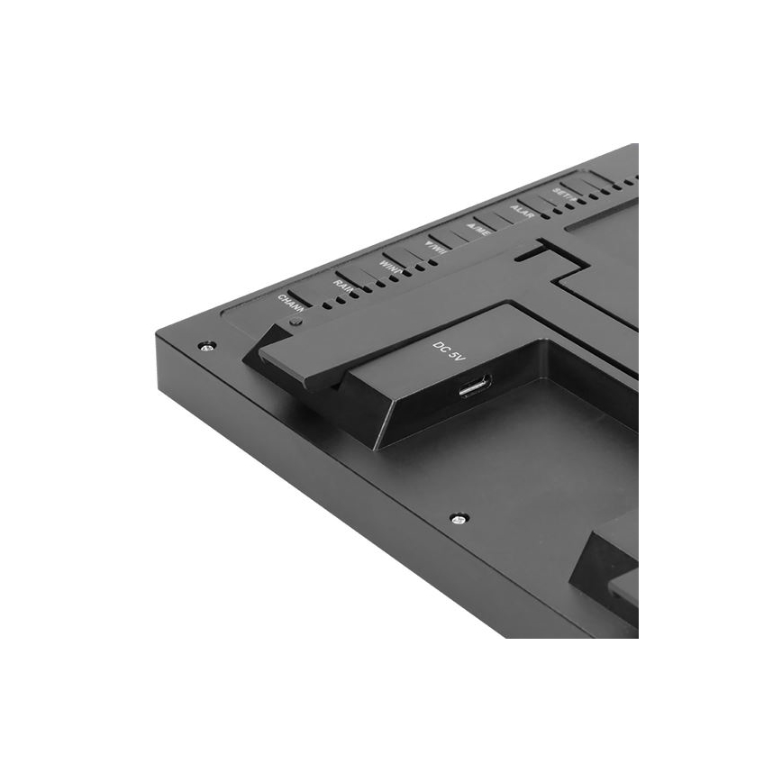 Ammattimainen LCD-näytöllinen sääasema 5V/2xAA + 3xAAA, Wi-Fi