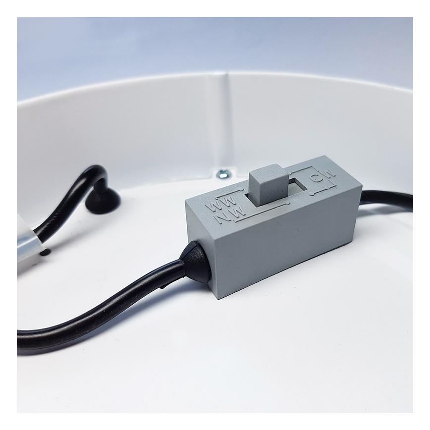LED-kattovalaisin LED/12W/230V 3000/4000/6000K 17x17 cm valkoinen