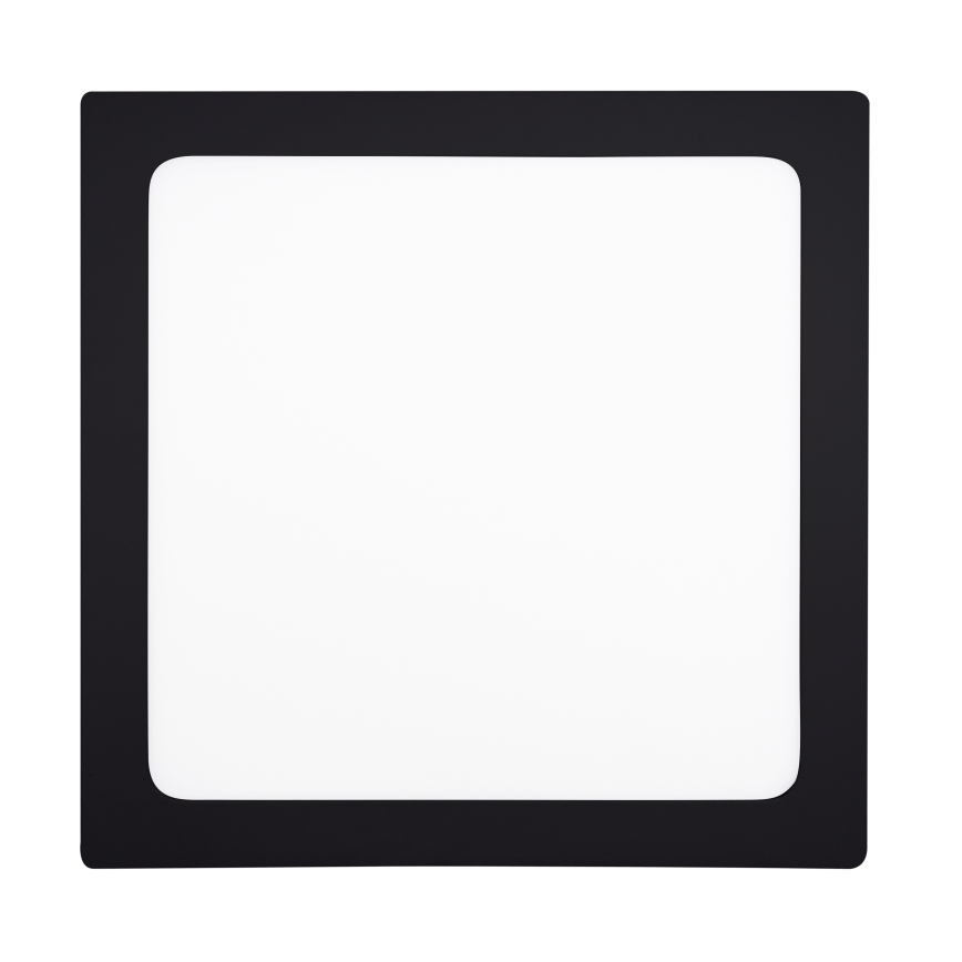 LED Kattovalo LED/24W/230V 3000/4000/6000K musta neliö