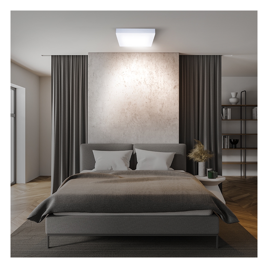 LED-kattovalaisin LED/24W/230V 3000/4000/6000K 30x30 cm valkoinen