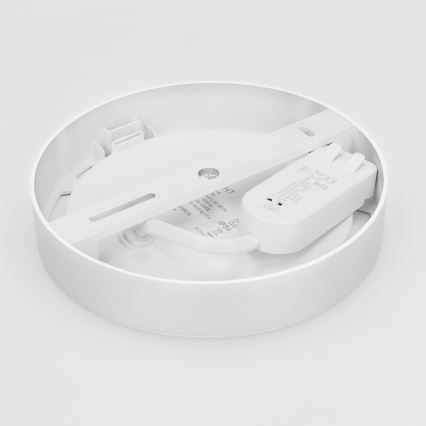 LED pinta- tai uppoasennettava paneeli 2-in-1 LED/12W/230V 3000/4000/6000 K Ø 17 cm IP54 valkoinen