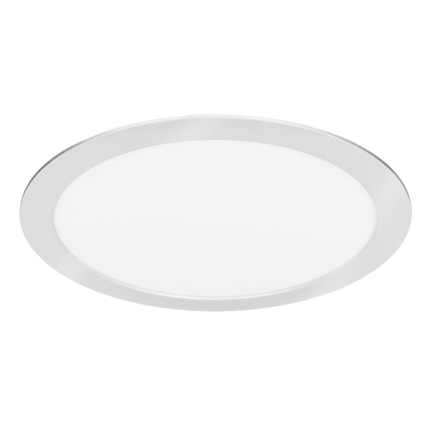 LED pinta- tai uppoasennettava paneeli 2-in-1 24W/230V 3000/4000/6000K Ø 30 cm IP54 hopea