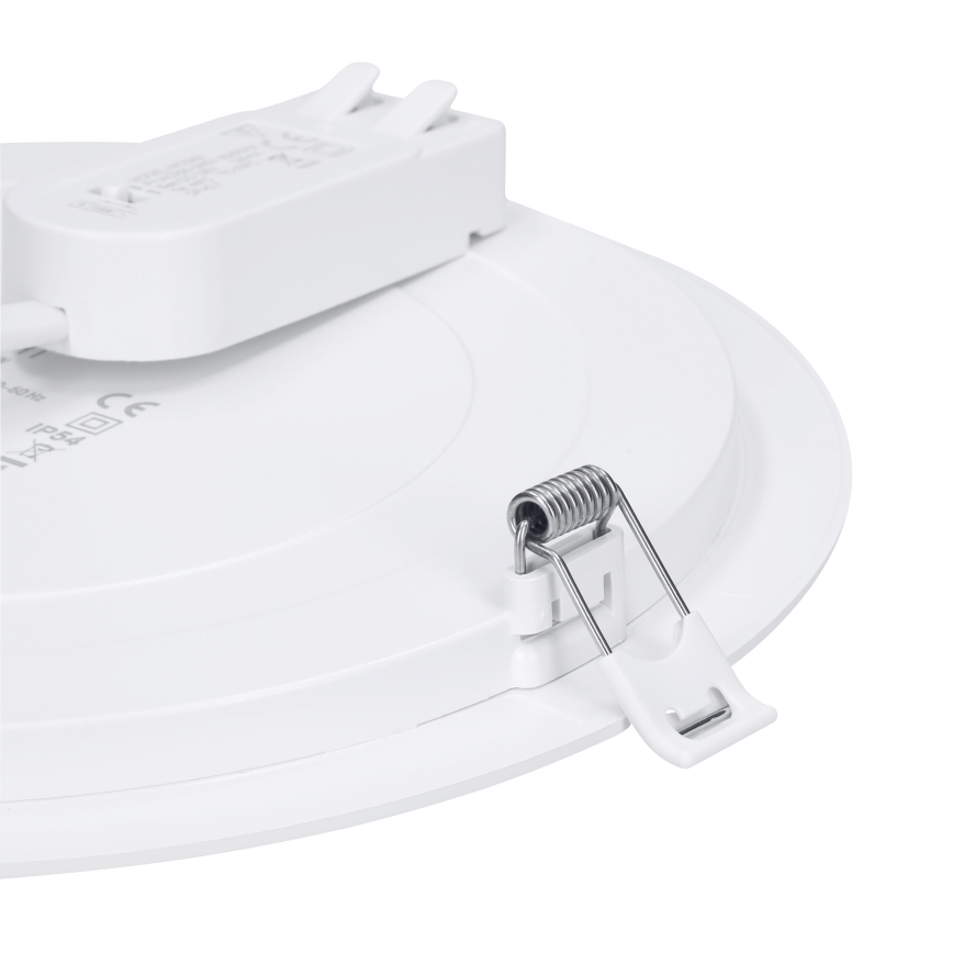 LED-pinta-/upotettava paneeli 2-in-1 24W/230V 3000/4000/6000K Ø 30 cm IP54 valkoinen