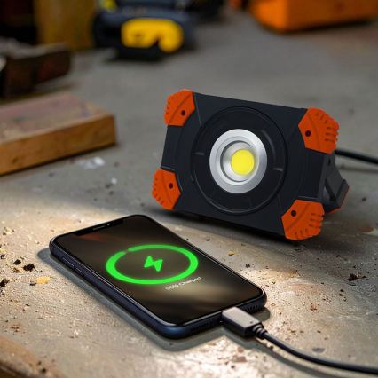LED ladattava työvalo LED/10W/3,7V 4400 mAh