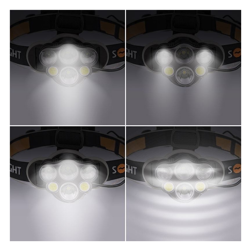 Ladattava LED-ajovalaisin LED/USB 2200mAh IP44