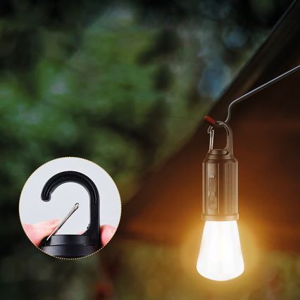 LED-retkeilyvalaisin LED/3,7V 400 mAh IP44