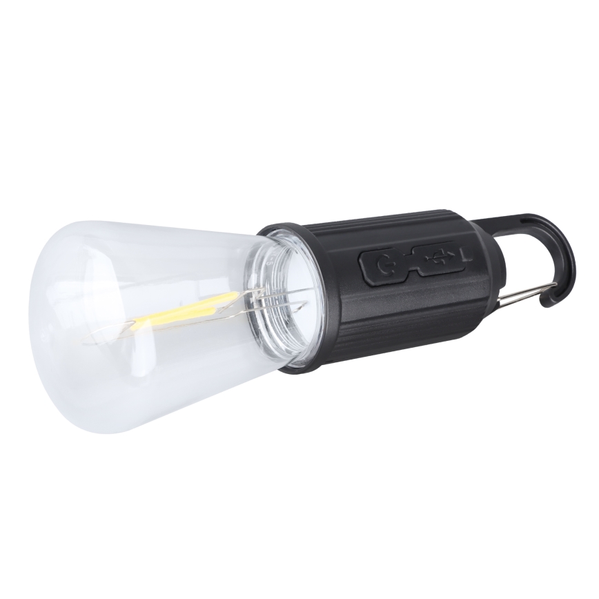 LED-retkeilyvalaisin LED/3,7V 400 mAh IP44