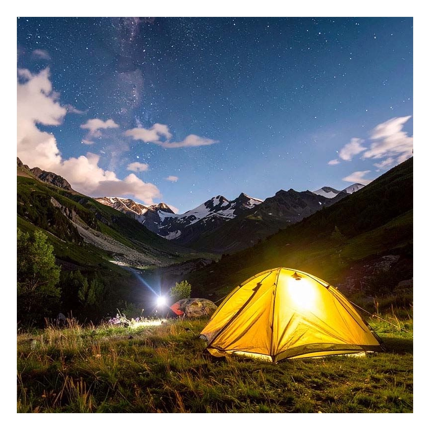 LED-ladattava taskulamppu 3,7 V 1200 mAh