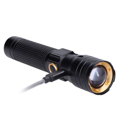LED-ladattava taskulamppu 3,7 V 1200 mAh