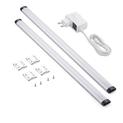 SETTI 2x LED Keittiökaappien alla oleva himmennettävä valo LED/5W/230V