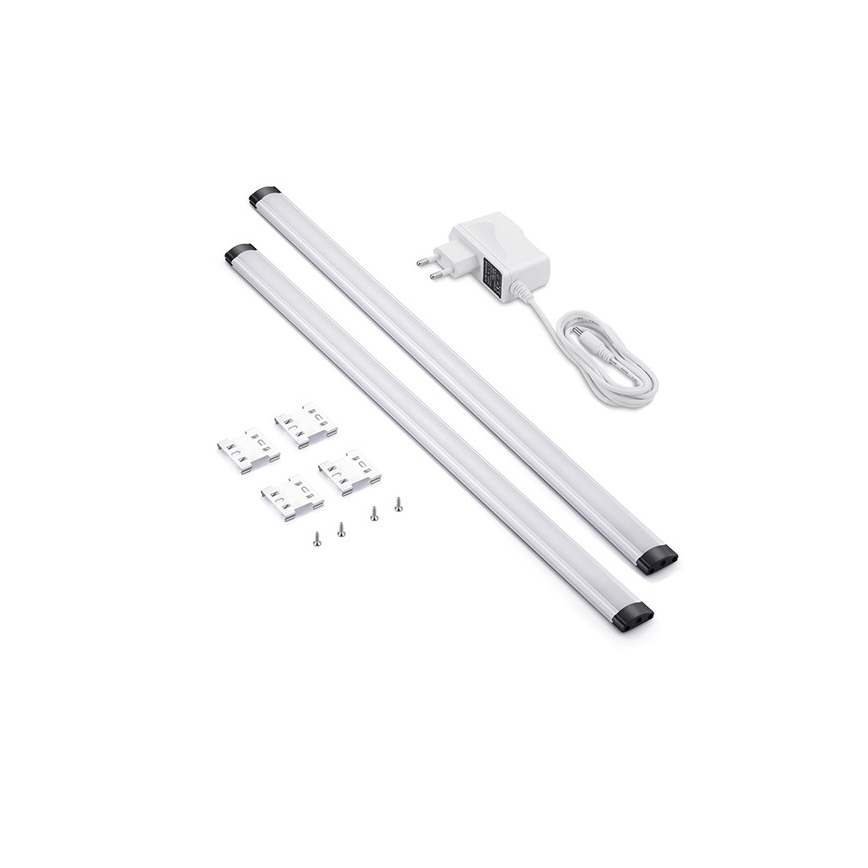 SETTI 2x LED Keittiökaappien alla oleva himmennettävä valo LED/5W/230V