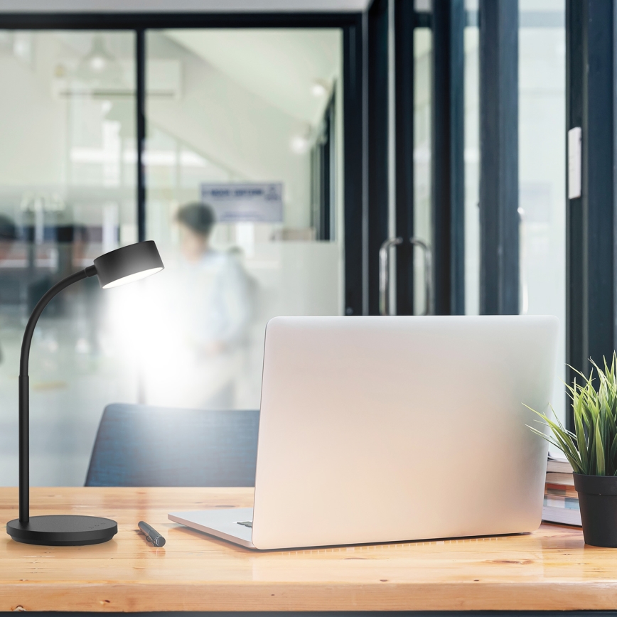 Himmennettävä LED-kosketuspöytävalaisin LED/4,5W/5V 3000/4000/6500K musta