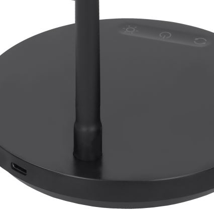 Himmennettävä LED-kosketuspöytävalaisin LED/4,5W/5V 3000/4000/6500K musta