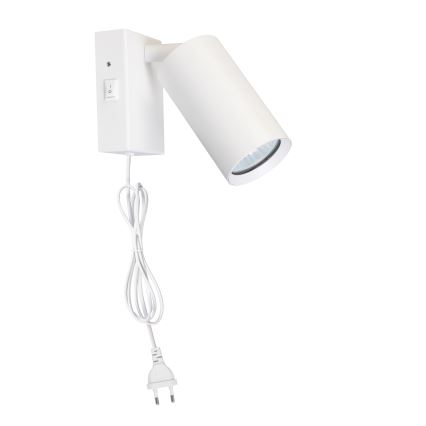 Seinävalaisin CELE 1xGU10/30W/230V valkoinen