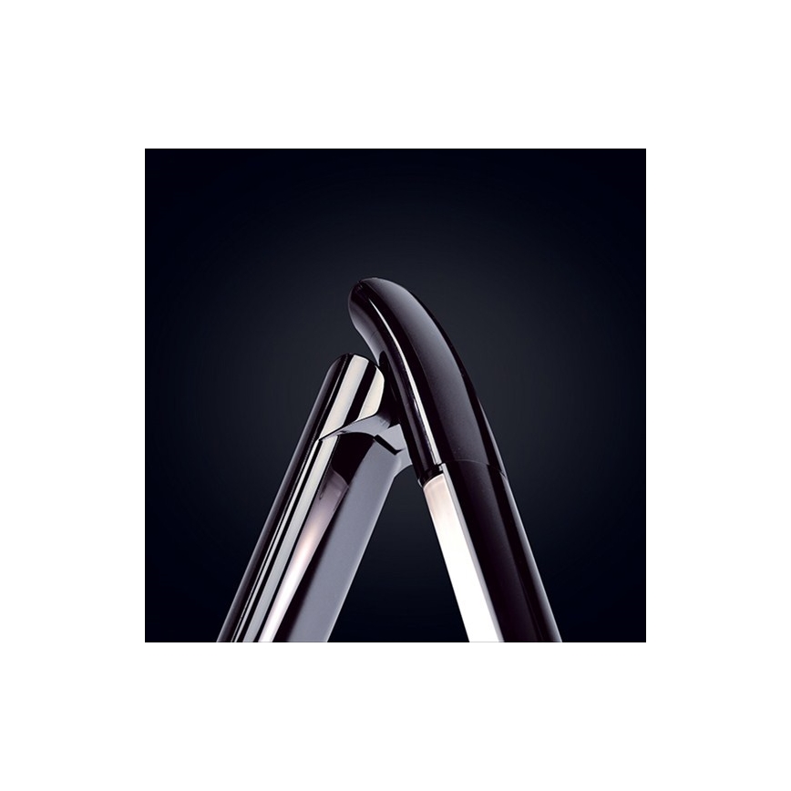 LED Himmennettävä pöytävalaisin USB-liitännällä LED/12W/230V musta