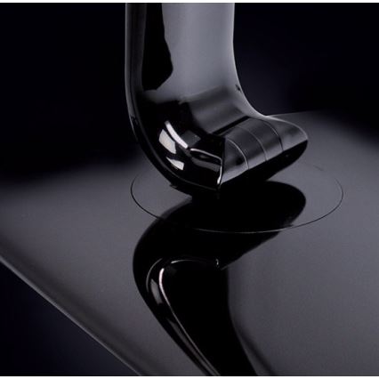 LED Himmennettävä pöytävalaisin USB-liitännällä LED/12W/230V musta