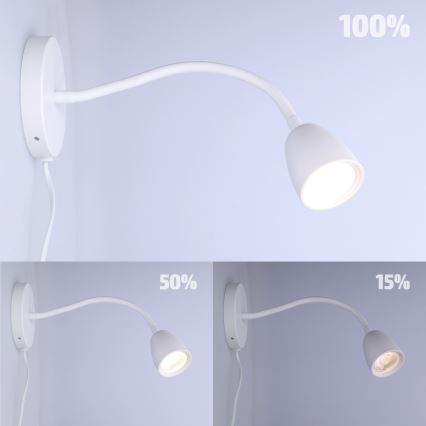 LED himmennettävä seinävalaisin LED/4W/230V
