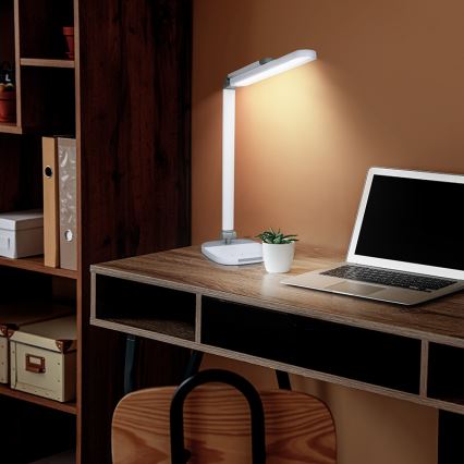 LED himmennettävä kosketuspöytälamppu yövalolla LED/10W/5V 3000/4000/5000K valkoinen