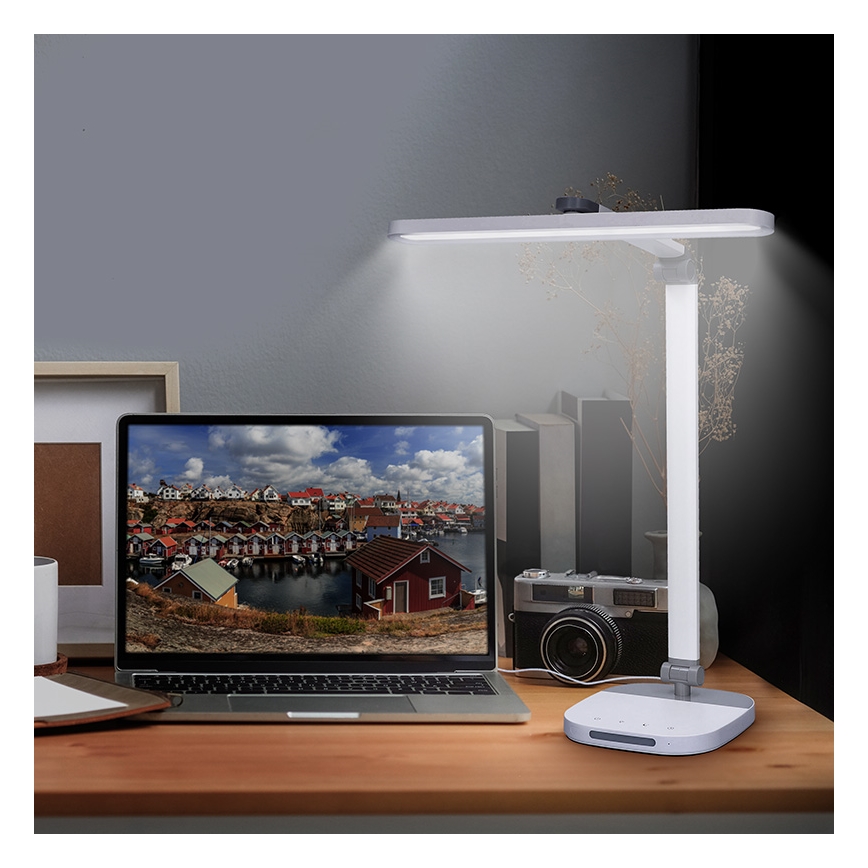 LED himmennettävä kosketuspöytälamppu yövalolla LED/10W/5V 3000/4000/5000K valkoinen