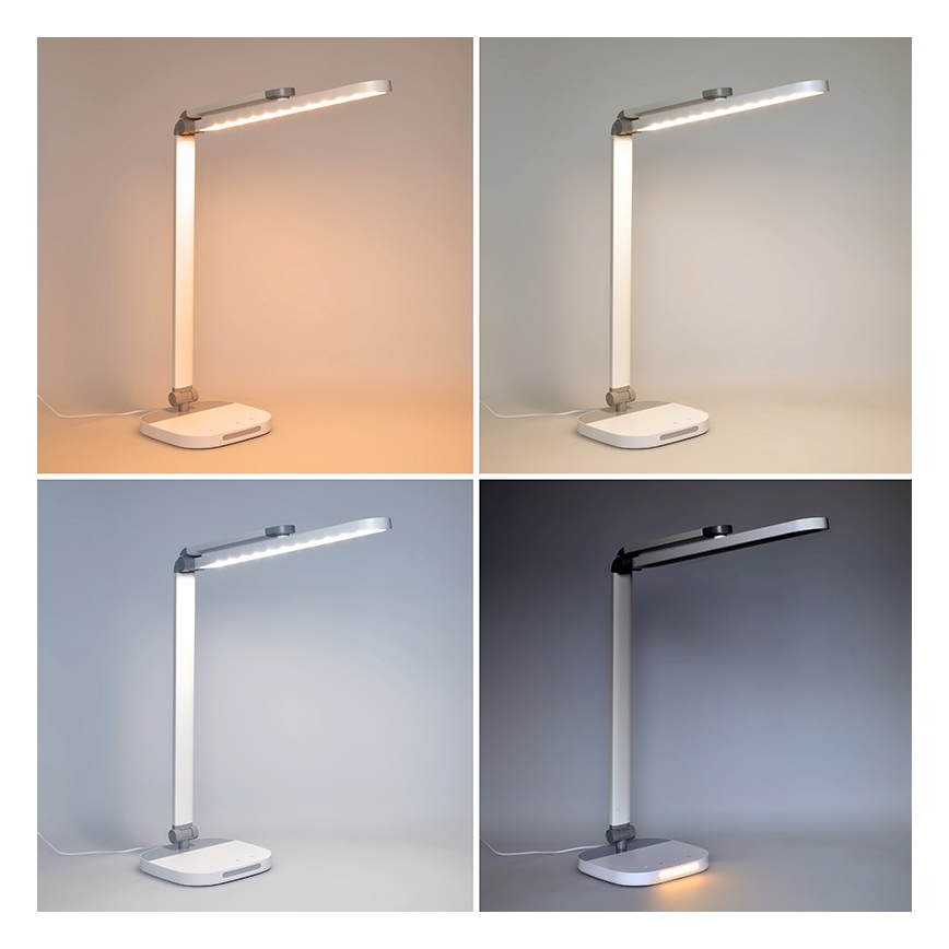 LED himmennettävä kosketuspöytälamppu yövalolla LED/10W/5V 3000/4000/5000K valkoinen