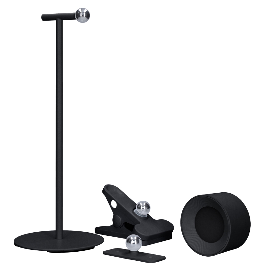 LED himmennettävä kosketuksella ladattava lamppu 3-in-1 LED/4W/2000 mAh 3000/4000/6500K musta