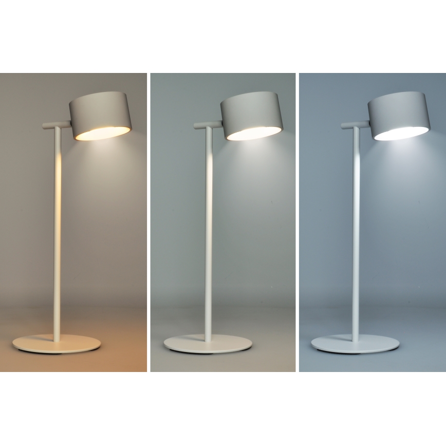 LED himmennettävä kosketuksella ladattava lamppu 3-in-1 LED/4W/2000 mAh 3000/4000/6500K valkoinen